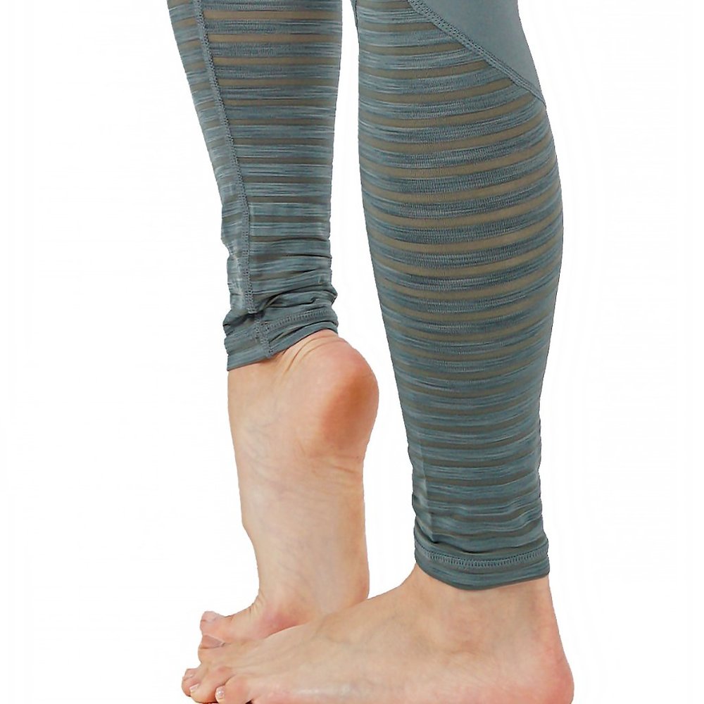 Comfortable Leggings with burnout mesh 719 - Picture 3 of 6
